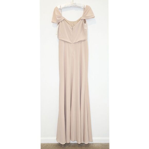 NWT Jenny Yoo Sabine Bridesmaid Dress in Chai - Picture 8 of 13